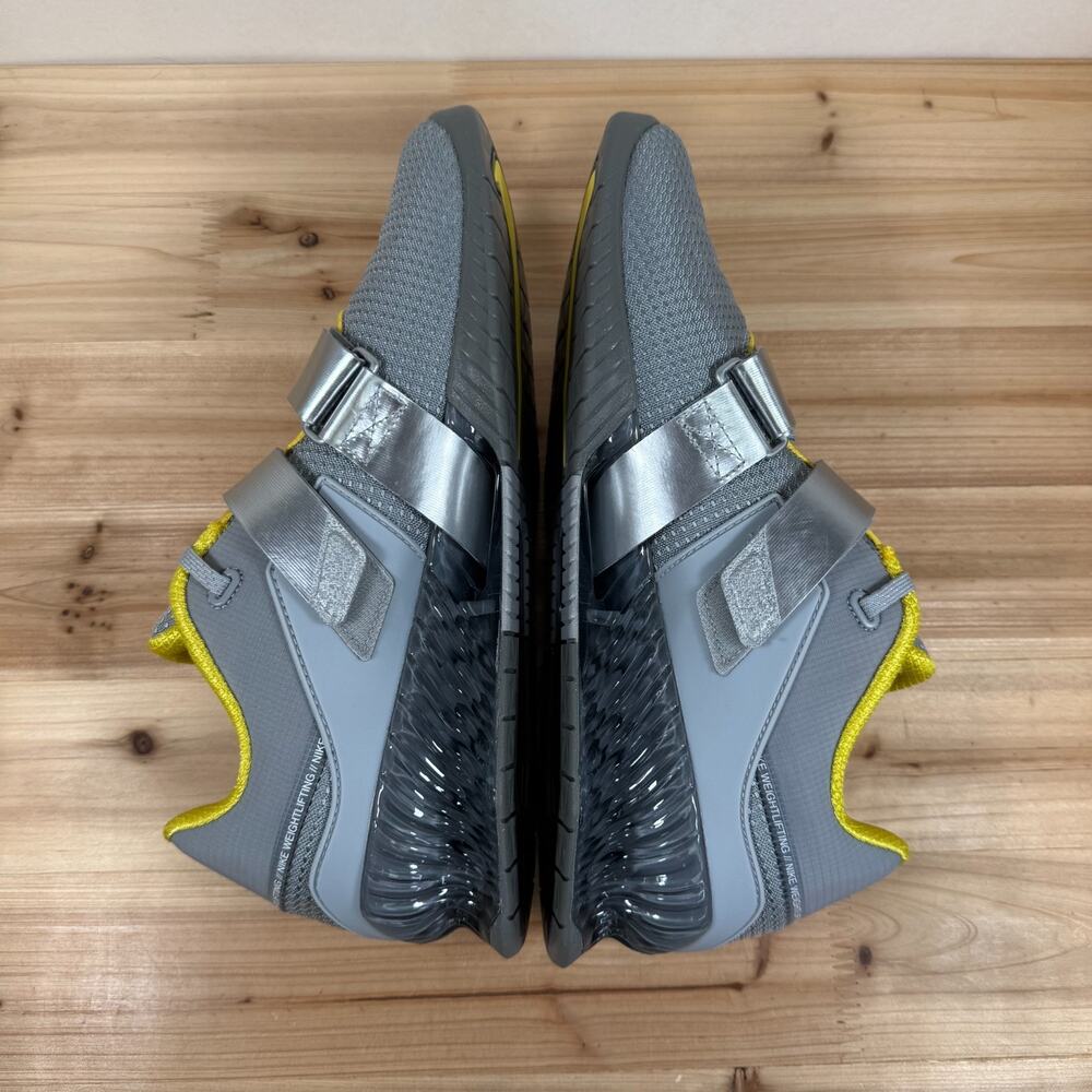 Nike Romaleos 4 Weightlifting Shoes Mens 11 wolf grey yellow CD3463-002 - Picture 5 of 8